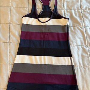 Lululemon size 2 Striped Racerback Tank Top